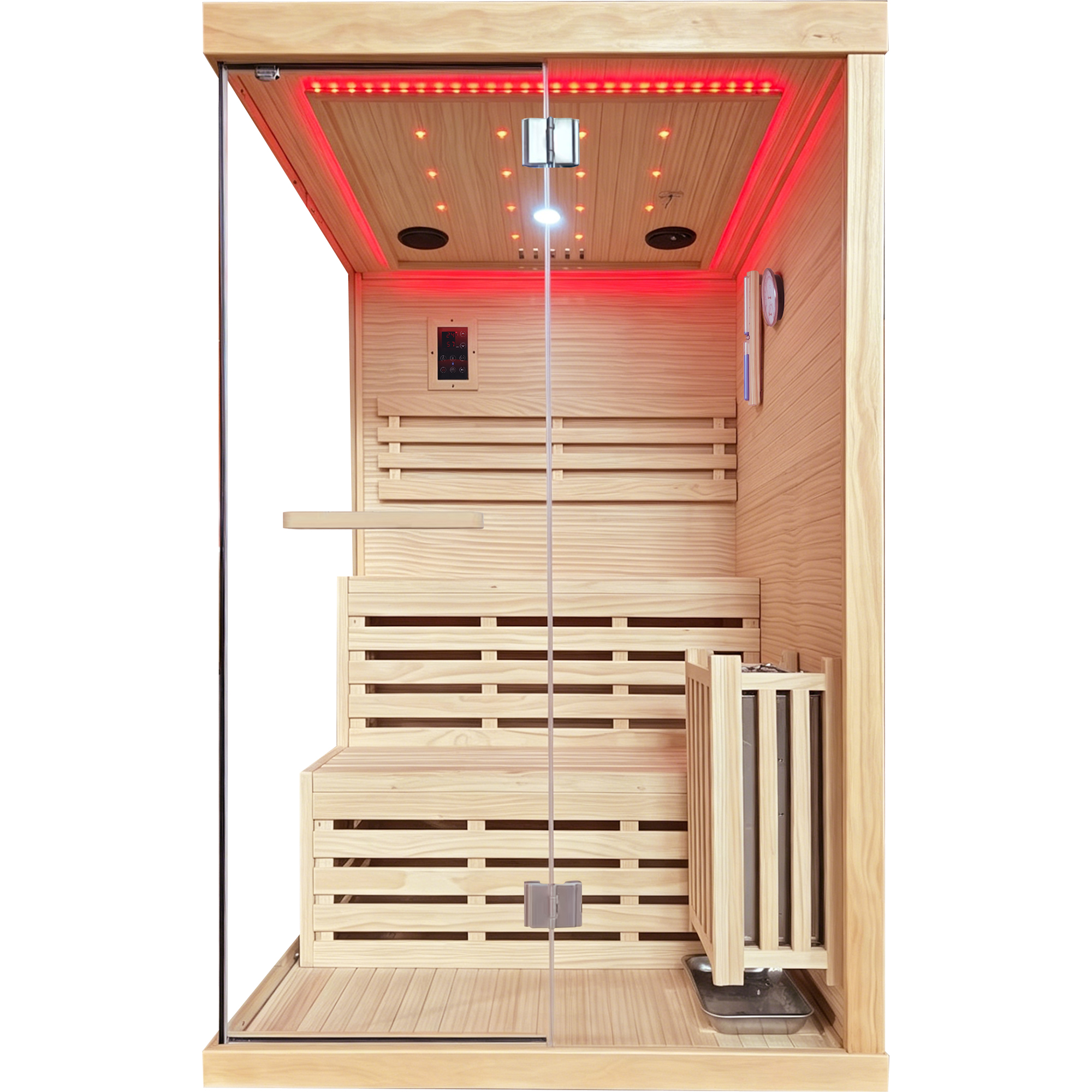 indoor sauna 2 person – product detail view 2