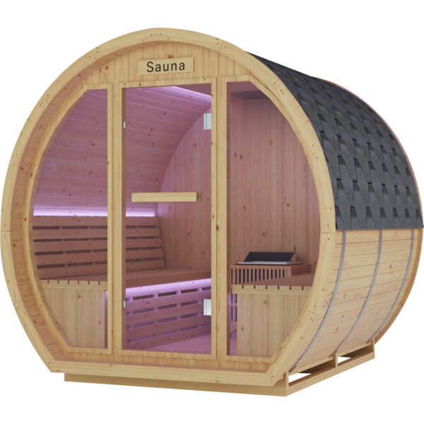 Traditional Outdoor Barrel Sauna