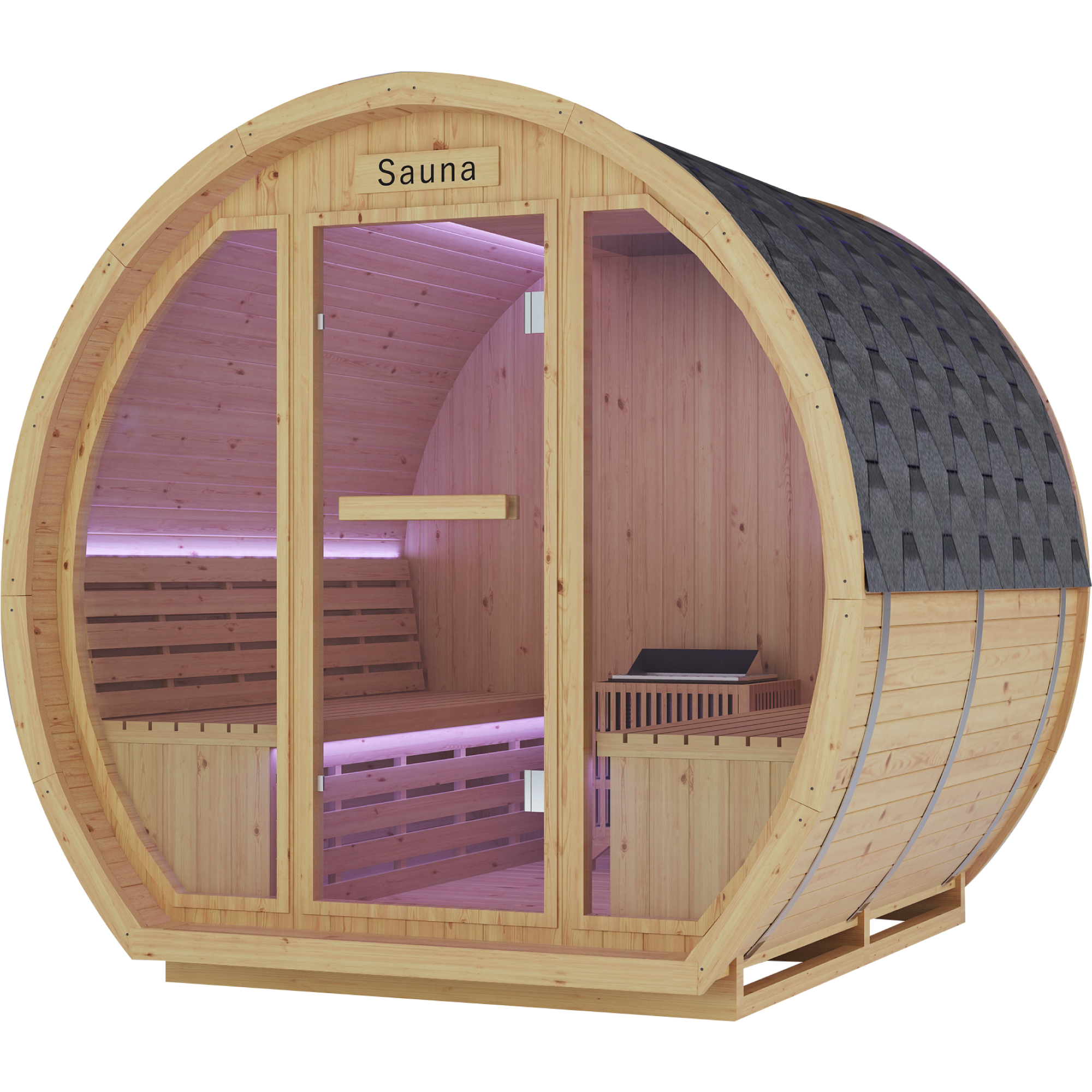 Traditional Outdoor Barrel Sauna