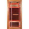 2 MAJUS 1-Person Infrared Sauna, 1350W 7 Graphene Heating Plates, Okoume Wood, 150°F Max Temp, 120V Plug & Play with Starry Sky Light & Bluetooth Speakers