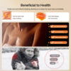 4 MAJUS 1-Person Infrared Sauna, 1350W 7 Graphene Heating Plates, Okoume Wood, 150°F Max Temp, 120V Plug & Play with Starry Sky Light & Bluetooth Speakers