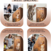 majusaccessory 3000W Traditional 2 Person at Home Sauna, Wooden Indoor Sauna Barrels, Canadian Centennial Hemlock Wood Sauna with Speakers for Meditation, Relaxation, Beauty & Family