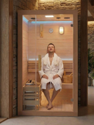 Fast Heating 1 Person Sauna At Home