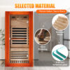 主图 (7) Infrared Sauna for 1 Person Home Use, 1020W 110V Indoor Sauna with 7 Epoxy Heating Panels, African Okoume Wood, Bluetooth Speaker, Colorful Therapy Lighting & Glass Door for Relaxation