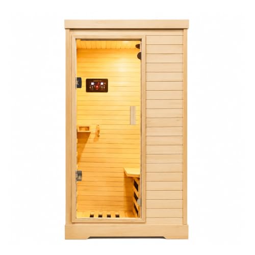 1 person 1200W infrared sauna B0H8D88L47 detail view 1