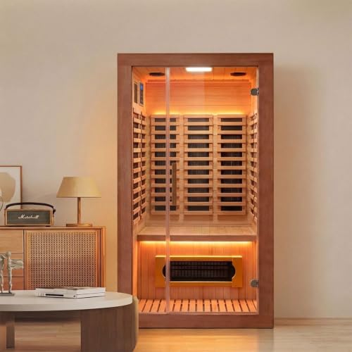 2 person 1800W infrared sauna B0GV75RG93 detail view 7