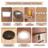 1 person 1350W infrared sauna B0GV7DGBLK detail view 5