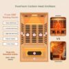 2 person 1800W infrared sauna B0GV75RG93 detail view 4