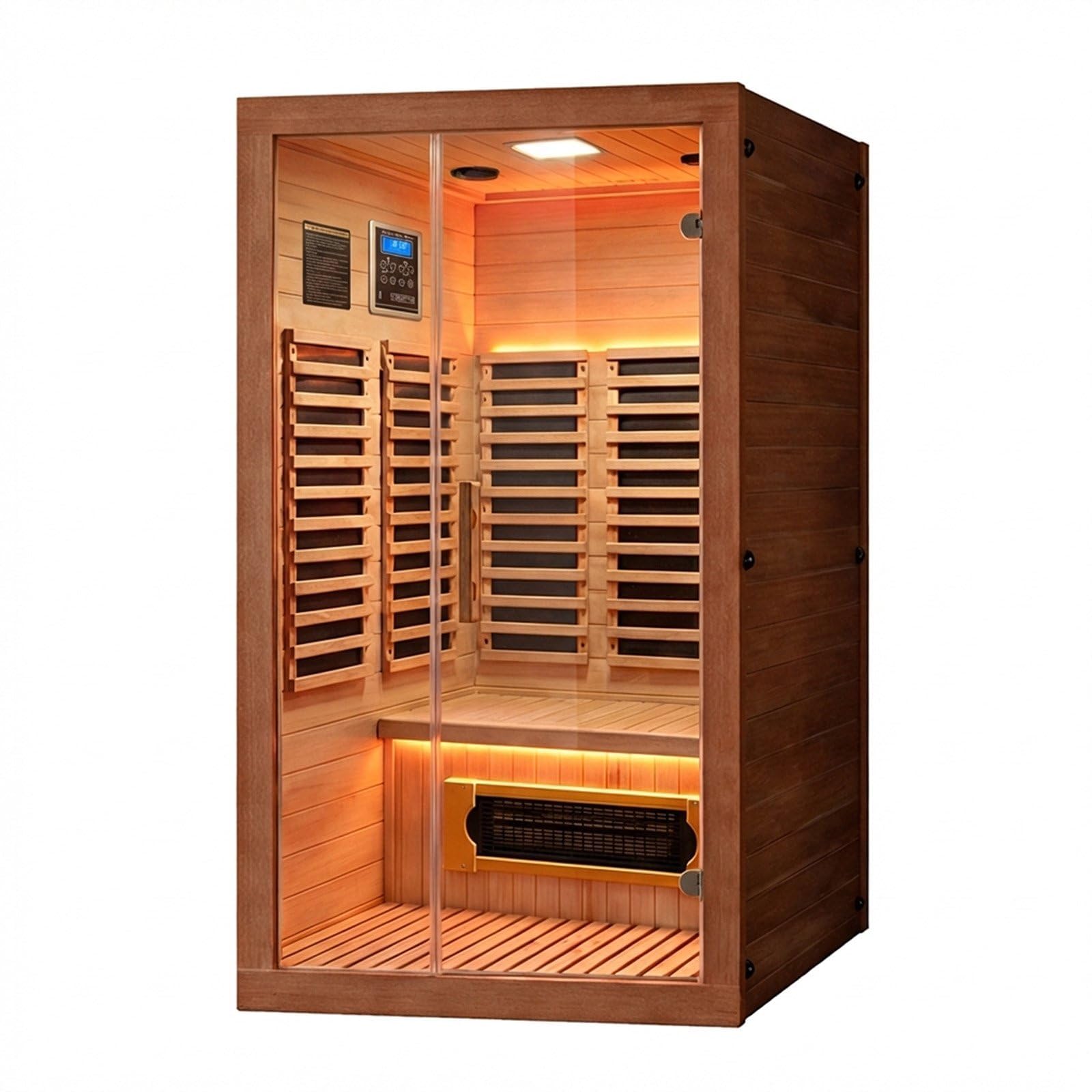 two person infrared sauna wooden cabin product view