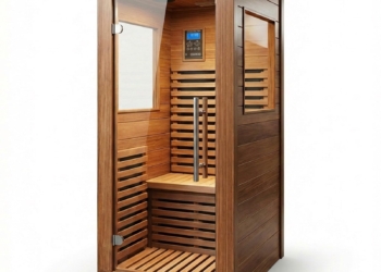 Small Infrared Sauna – 1350W Wooden Sauna